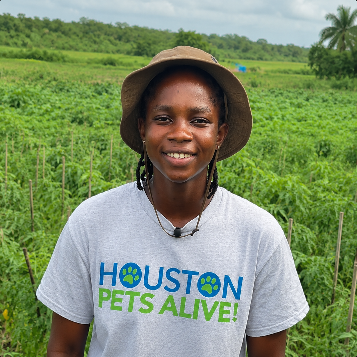 A smallholder farmer, the centre of Sustainology's loop