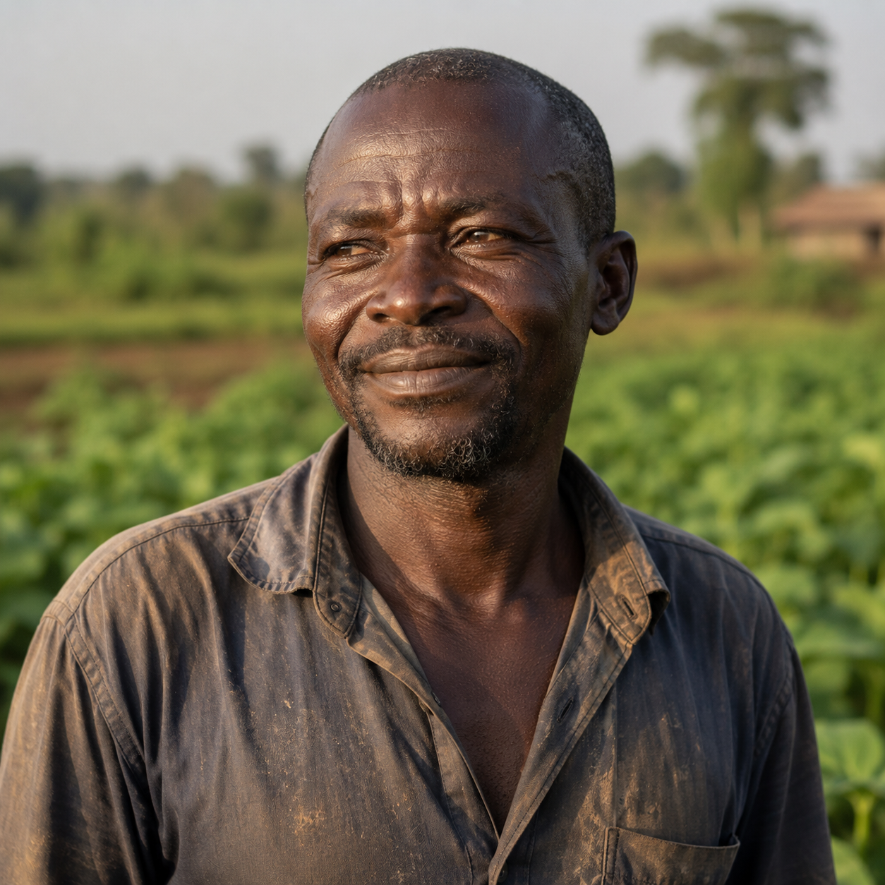 A smallholder farmer, the centre of Sustainology's loop